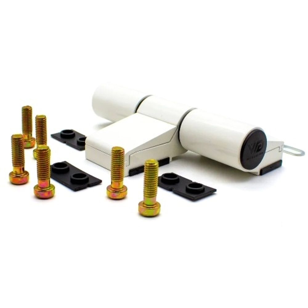 Петля дверная с подшипником WDP 50703А 3-секц. белая (1 шт)