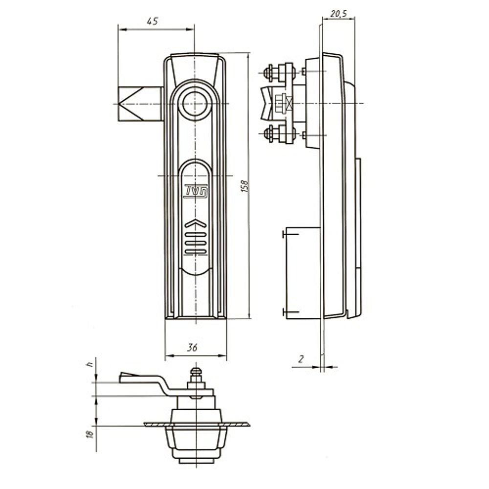 Замочная система ЗС-2.2