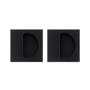 Ручка дверная купе EXTREZA Hi-tech P414 матовый черный F22 (пара)