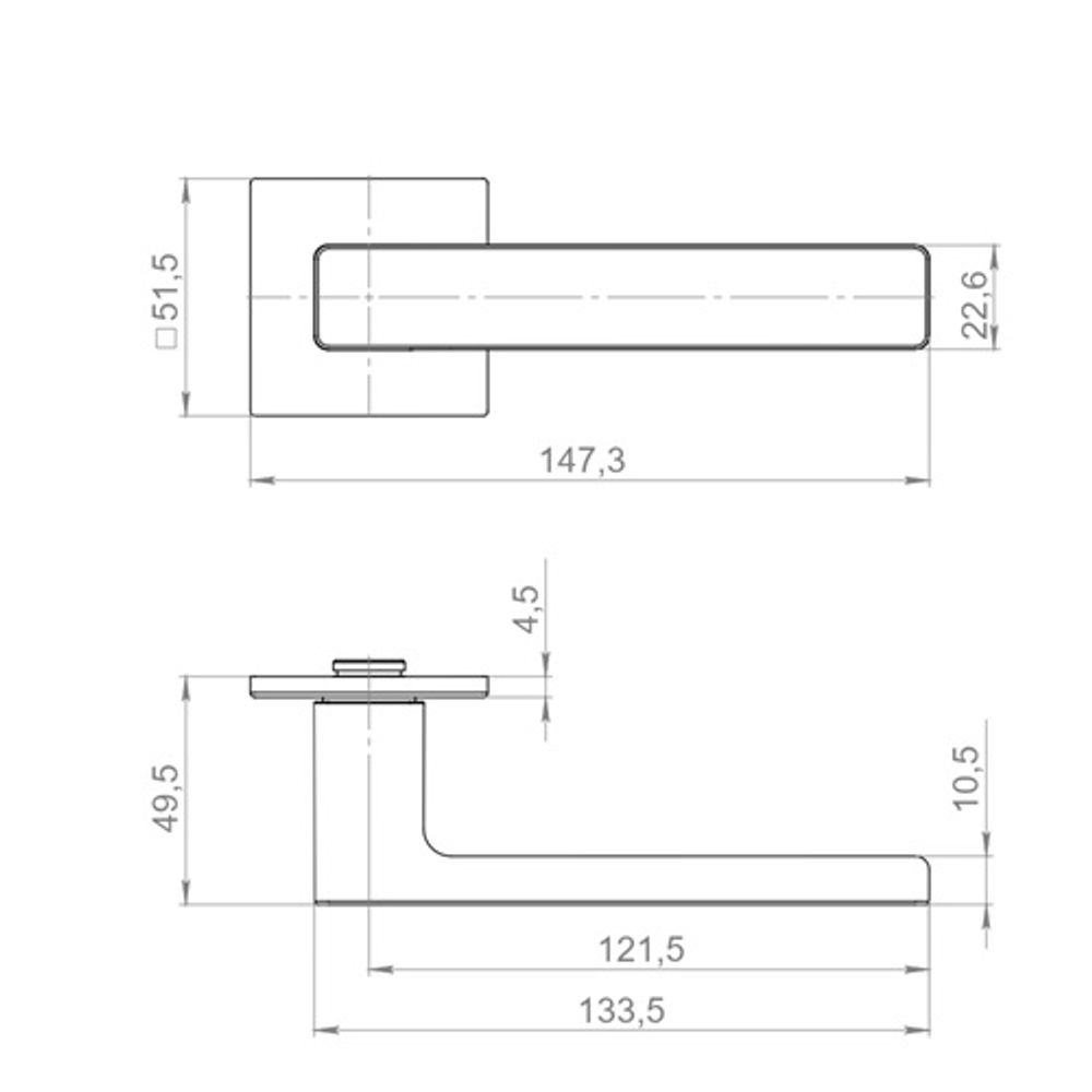 Ручка раздельная ARMADILLO TOFFEE K.YM AC-9 медь /62201/
