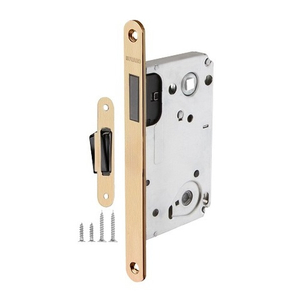 Защелка врезная магнитная FUARO 5300-M-WС SSG сатин. золото /61259/