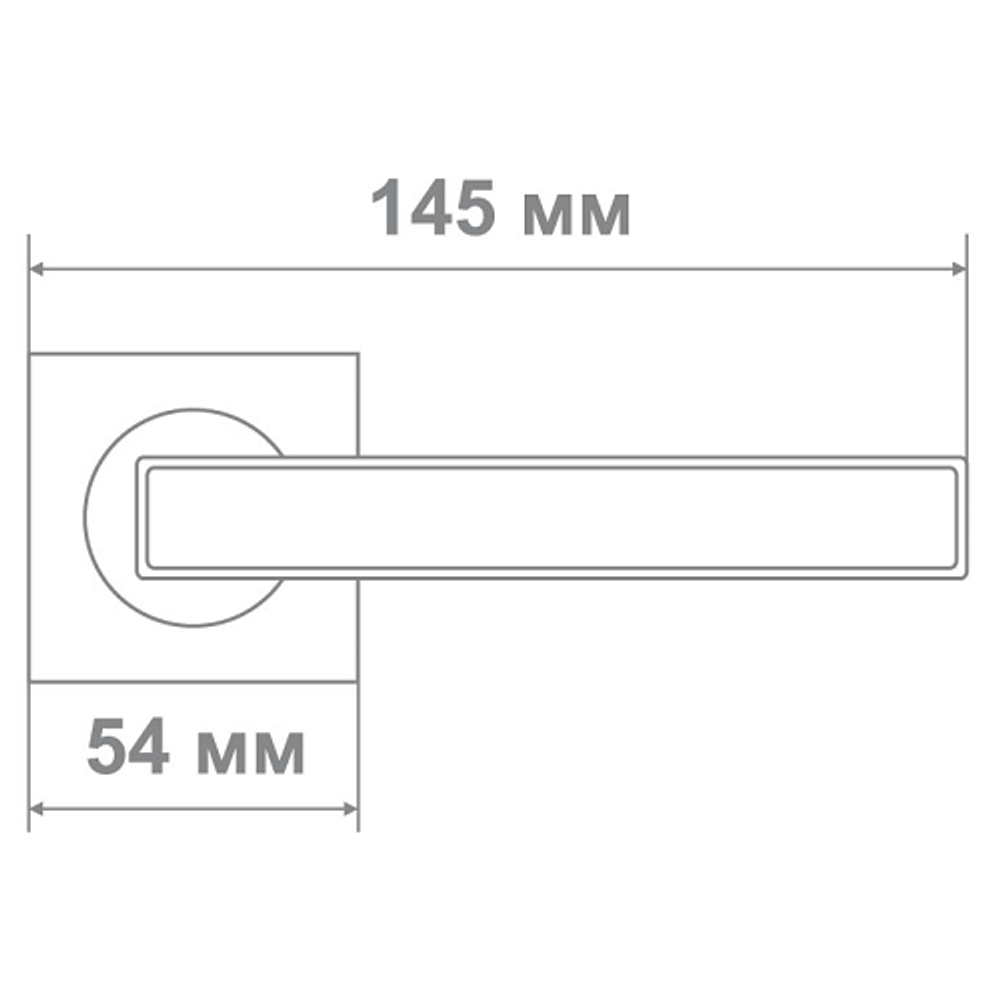 Ручка Медио M6672-05 PEARL NICKEL перлам.никель