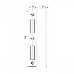Ответная планка к ГАРДИАН 11.24 /25697/