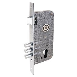 Замок врезной АЛЛЮР 9045-3RB CP хром