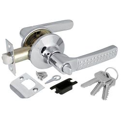 Ручка защелка PUNTO 6026 CP-E (кл./фик.) хром /36857/