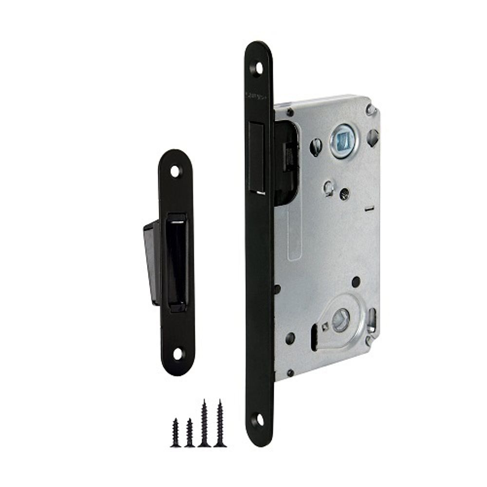 Защелка врезная магнитная FUARO 5300-M-WС BL черный /41453/