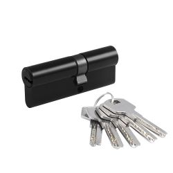 Цилиндровый механизм FUARO 200 ZA 80 (35+10+35) BL черный 5 кл. /62025/