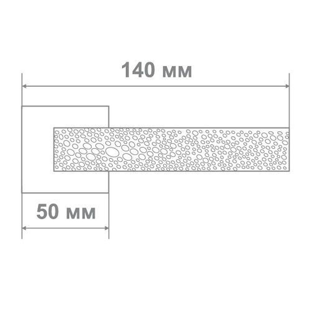 Ручка дверная Leo L3674-30 ANTIQUE SILVER антич.серебро