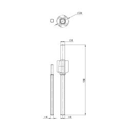 Фреза ARMADILLO ART Cutter.2 для установки ручек Lacony/Clarity.2 /60615/