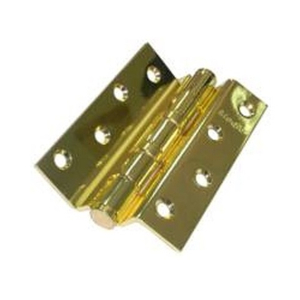Петля дверная универсальная МЕДИО CRANK HINGE 4x3x2,5-2bb п/г PB золото (1 шт)
