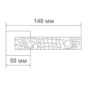 Ручка дверная Leo L3680-30 ANTIQUE SILVER антич.серебро