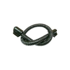 Гибкий переход 10 х 400мм, сталь в ПВХ оболочке (черный)