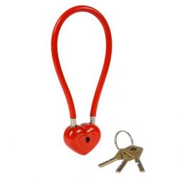 Замок навесной тросовый ЧАЗ ВС2-28А "Сердечко"