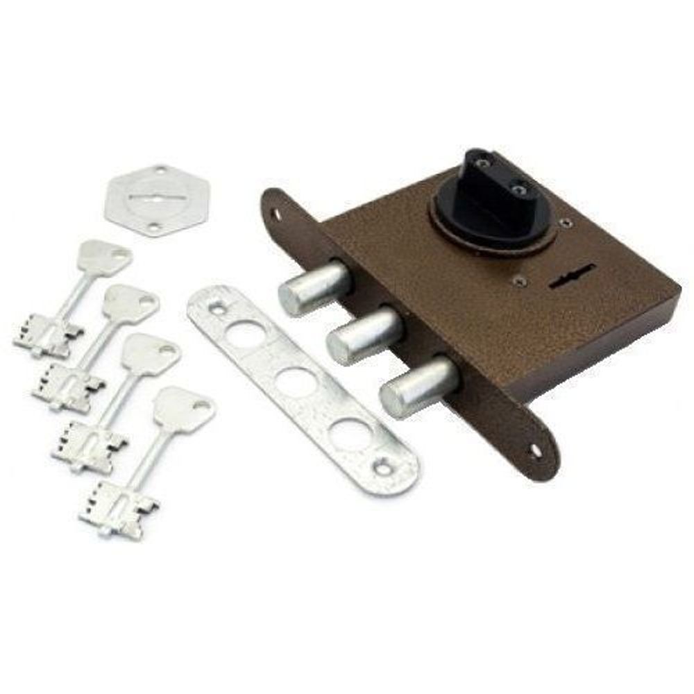 Картинка замка КРЕПЫШ-ПК с 4 ключами