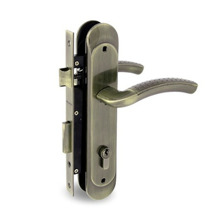 Замок врезной с ручками PALLADIUM ЗВ-1852 AB бронза