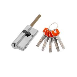 Цилиндровый механизм со штоком FUARO D-PROTERM507/80 (45+10+25) термошток 8х65мм ХРОМ 5 кл. /48945/