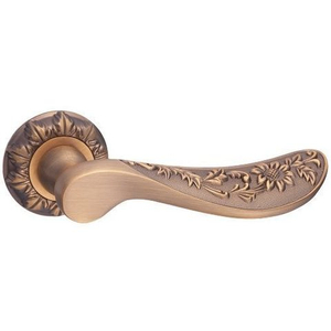 Ручка дверная RENZ 603-10 CF "Леонора" (кофе)