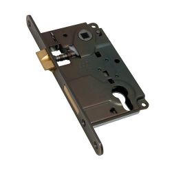 Замок межкомнатный под цилиндр AGB CENTRO B01025.50.12 (антич.бронза) /18797/