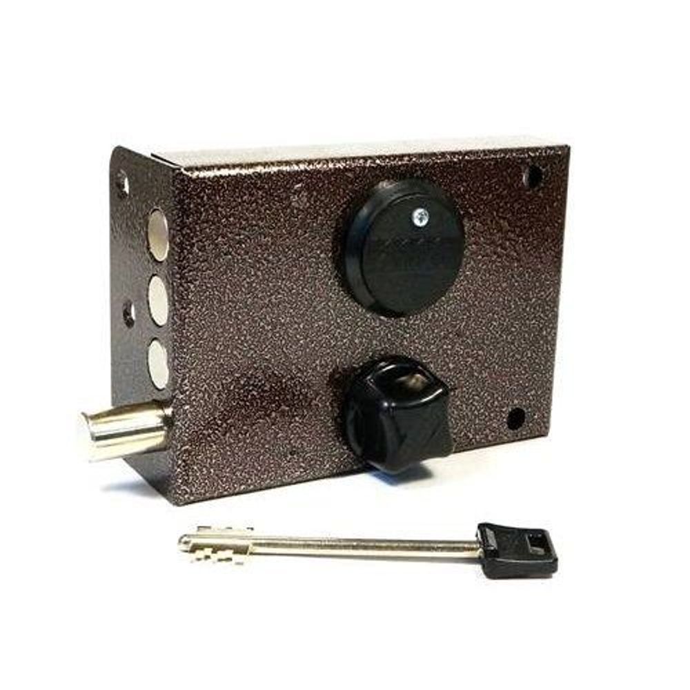 Замок накладной с задвижкой, СЕНАТ ЗНС3-6 "Сибиряк"