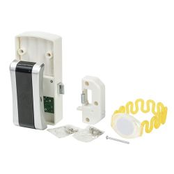 Замок мебельный электронный TAB ID-001 ключ желтый