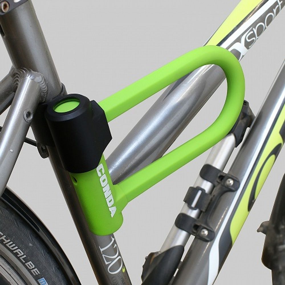 Замок навесной всепогодный АВАНГАРД АНАКОНДА Т608 ЗЕЛЕНЫЙ с креплением на раму (силикон)