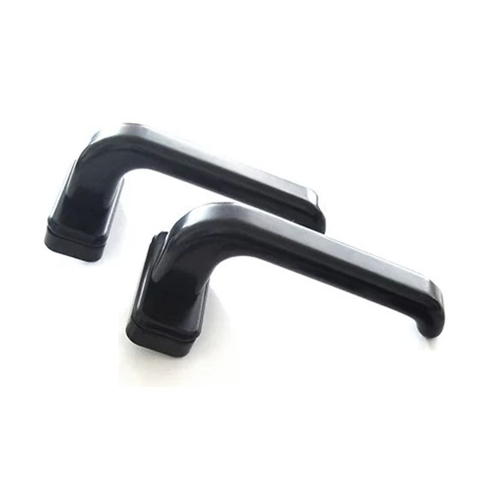 Нажимной гарнитур раздельный Elementis + 2 накладки на цилиндр черный