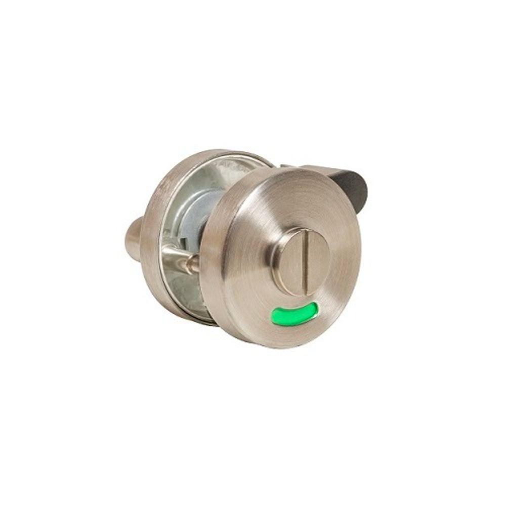 Ручка поворотная FUARO DSS-button-BK8 INOX 304 (нержавейка 304) c индикатором /47251/