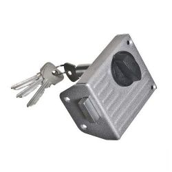 Замок накладной ЗЕНИТ ЗН1-2 серебро /35427/