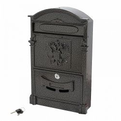 Ящик почтовый АЛЛЮР №4011 "Герб" бронза