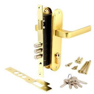 Замок врезной APECS 1526/60 G золото