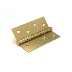 Петля дверная универсальная FUARO 4BB 100x75x2,5 SB мат.золото /18851/ (1 шт)