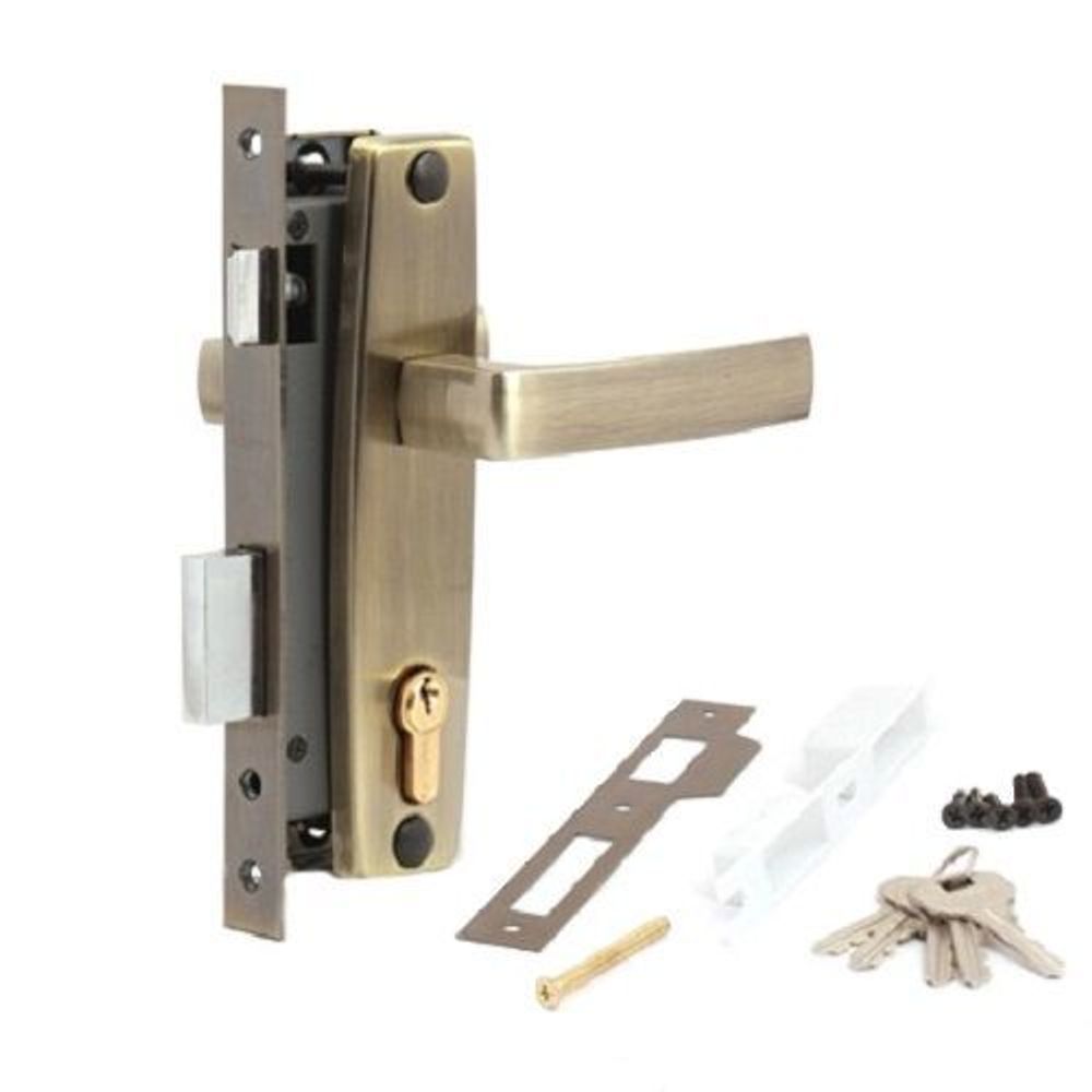 Замок врезной APECS 1330/60 AB бронза