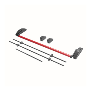 Ручка-штанга нажимная с тягами APECS PB-1700C-Panic-BL/Red (для пассивной створки)