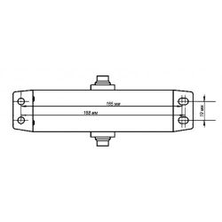 Доводчик дверной NOTEDO DC-090 black черный (60-130 кг)