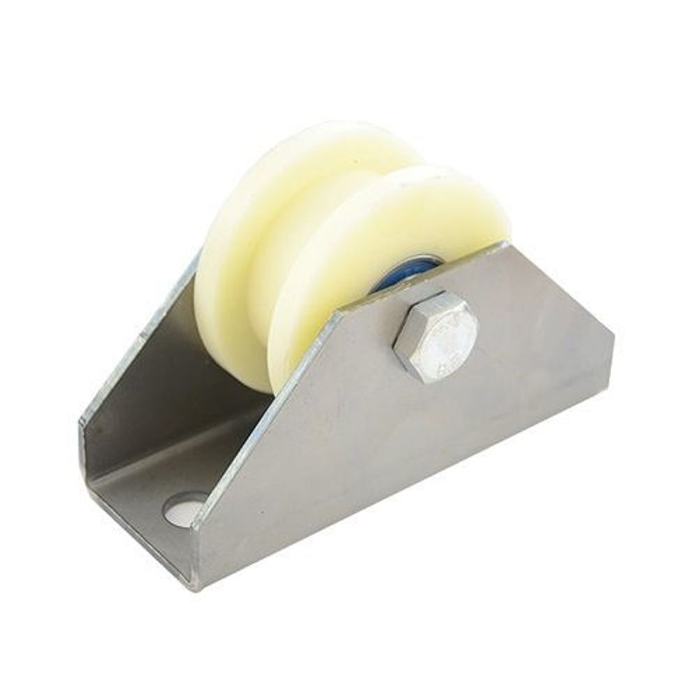 Ролик капролон d-70 под профтрубу на платформе