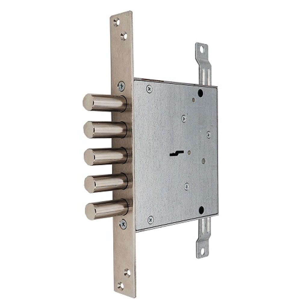 Замок врезной МЕТТЭМ ЗВ8 140.1.0 с тягами, 5 кл. (ключ 80 мм) /40377/