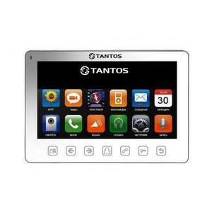 Монитор видеодомофона TANTOS Prime (белый) с 7" дисплеем
