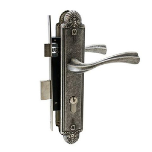 Замок врезной АЛЛЮР АРТ ЗВ4-70.07 AS состаренное серебро