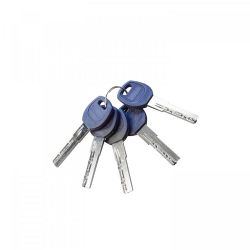 Цилиндровый механизм с вертушкой DOORLOCK V K2300AB N серия Variant 70мм (35x35) никель 5 кл.