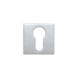 Накладка под цилиндр на квадратном основании Fratelli Cattini CYL 8-CS матовый хром 2 шт.