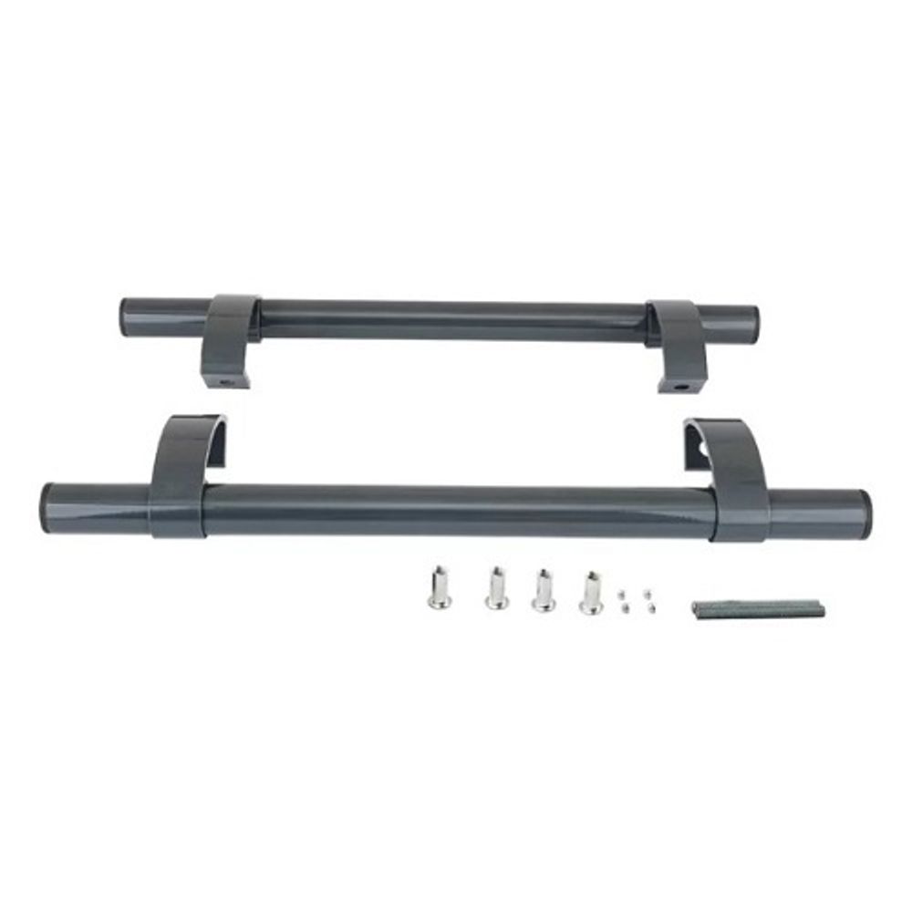 Комплект офисных ручек прямых WDP 500 мм , антрацит RAL7016