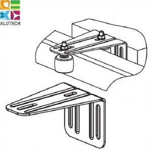 Кронштейн верхний, предотвращает раскачивание створки  SGN.02.718