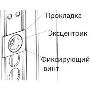 Ответная планка под эксцентрик D29