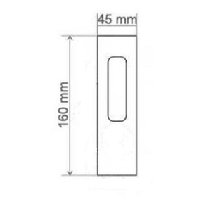 Ручка для раздвижных дверей ZAMBROTTO Z4501 AC PS