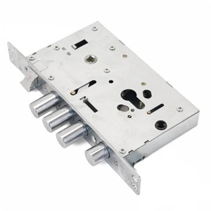 Замок врезной цилиндровый 674 универс. без тяг, с задвижкой АГАТ