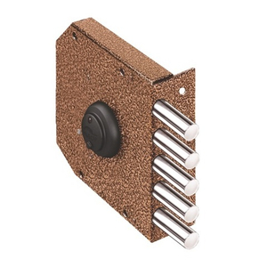 Замок накладной ЭЛЬБОР 1.05.53.5.МА Базальт