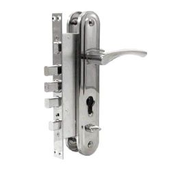 Замок врезной AVERS T-0523-C CR L хром левый