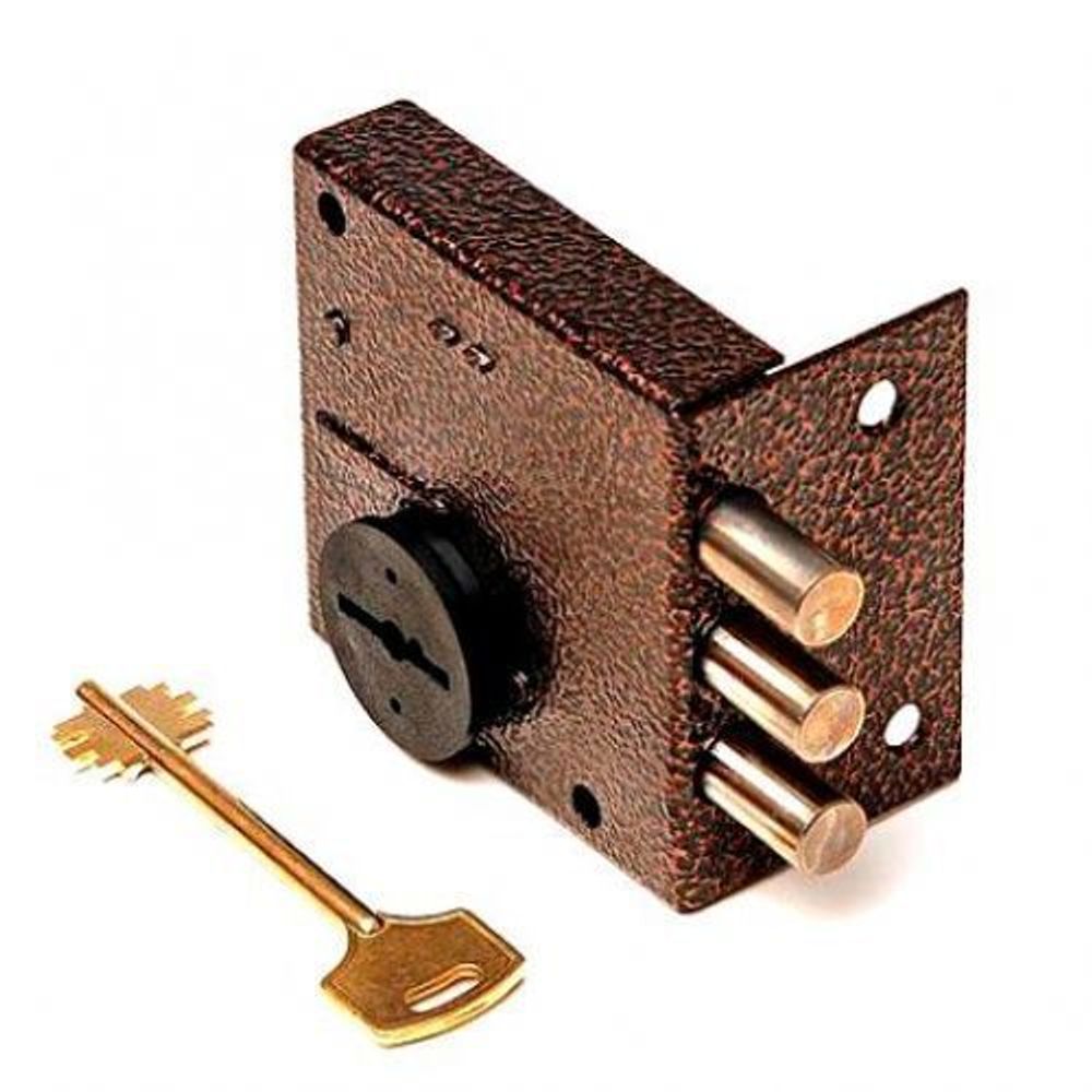 Замок накладной ЭЛЬБОР 1.04.51.5.КМА Кремень