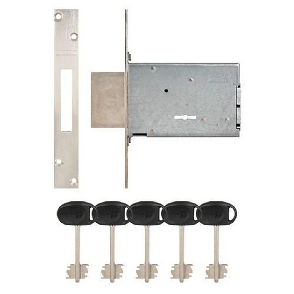 Замок врезной сувальдный MOTTURA 40.701.50 (с отв. планкой, без накладок) /1800/