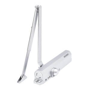 Доводчик дверной NOTEDO DC-030-130 DA+BC серебро (задержка,амортиз.)